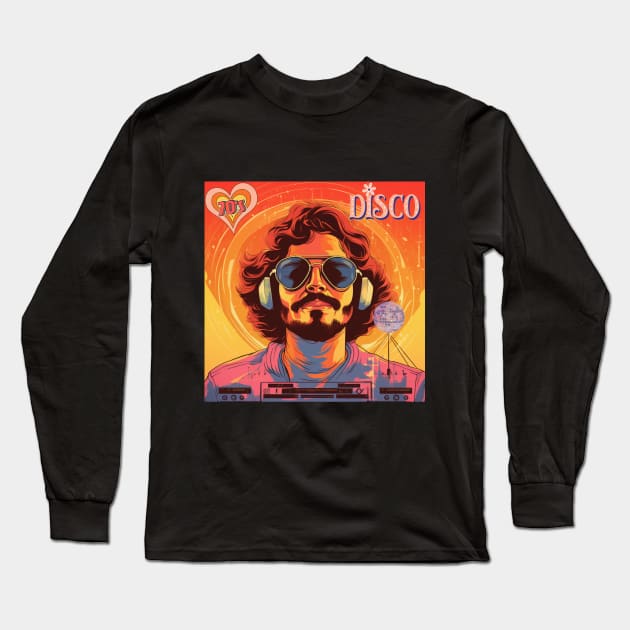 70s DISCO Long Sleeve T-Shirt by FehuMarcinArt